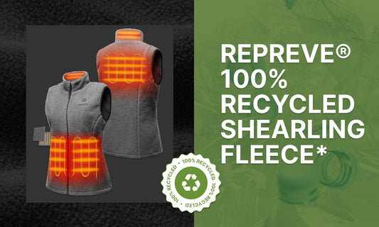 Stay Warm and Sustainable with ORORO's Heated Recycled Fleece Vests