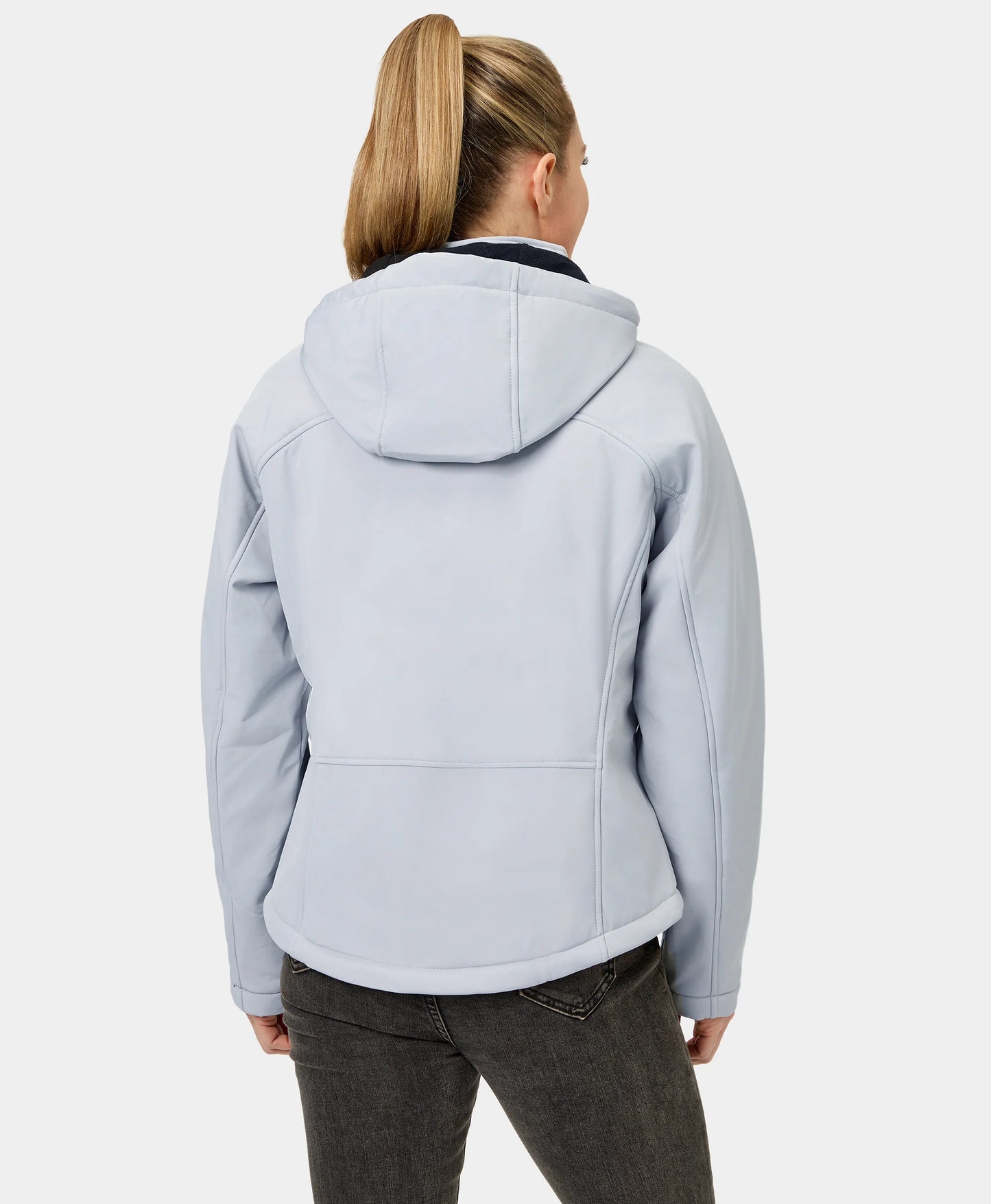 Women's Heated Jacket (4 Heating Zones) - Sharkskin Grey / Black