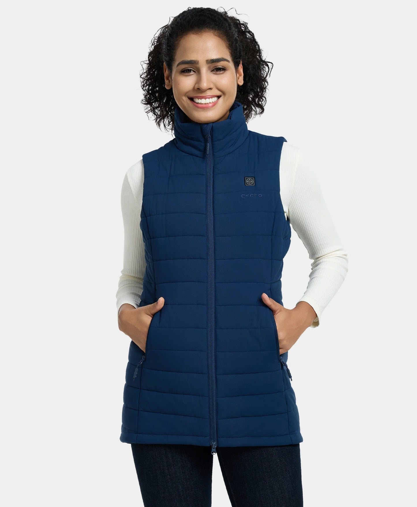 (Open-box) Tribeca Women's Heated Long Puffer Vest