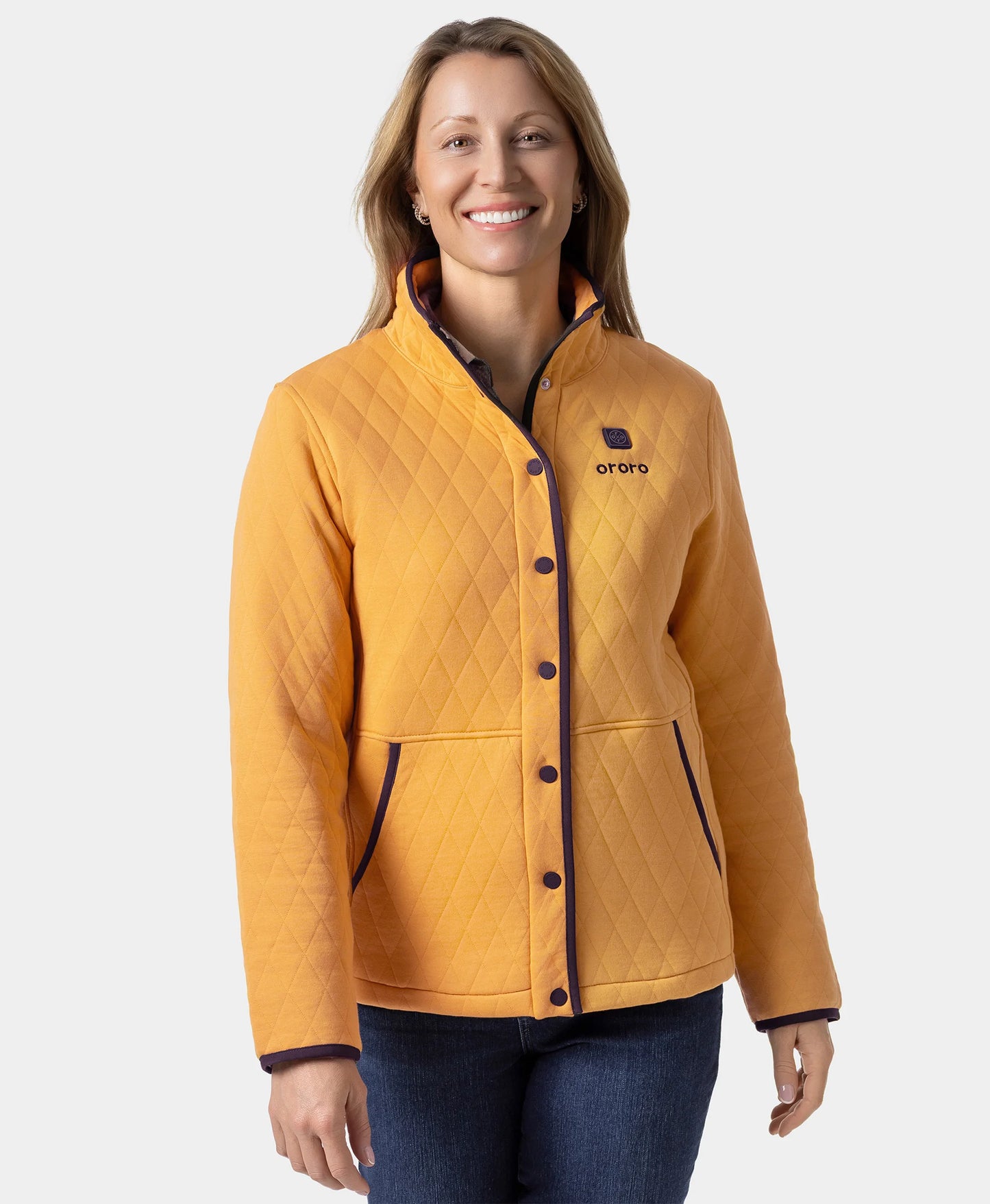 Chalet Women's Quilted Heated Jacket - Goldenrod