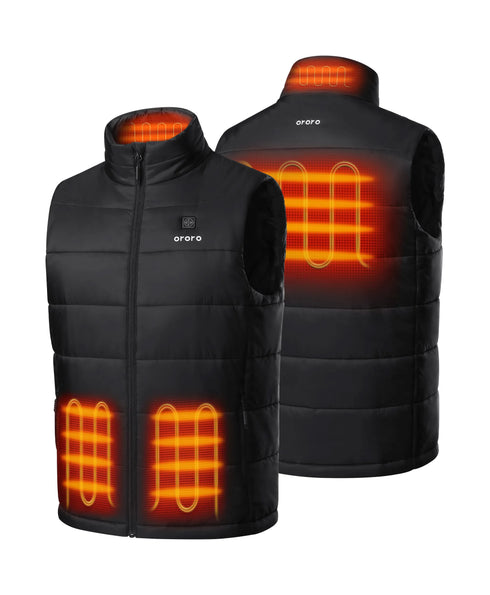 Men's Classic Heated Vest - Black ,view 1