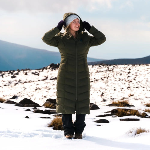 SOHO Women's Heated Down Parka Jacket SOHO Women's Heated Down Parka Jacket