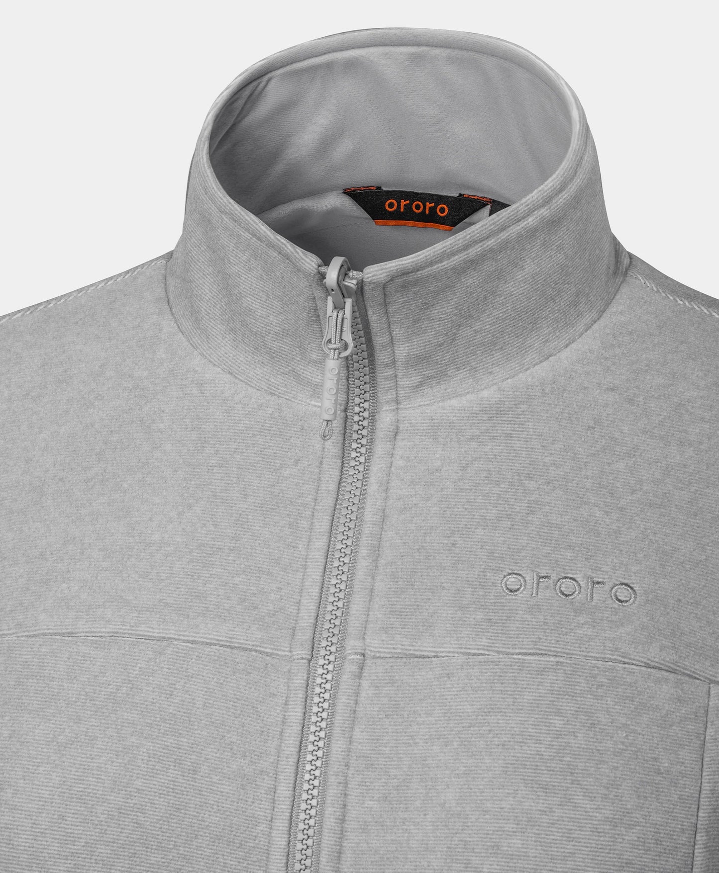 River Ridge Women's 4-Zone Fleece Liner Heated Jacket - Grey