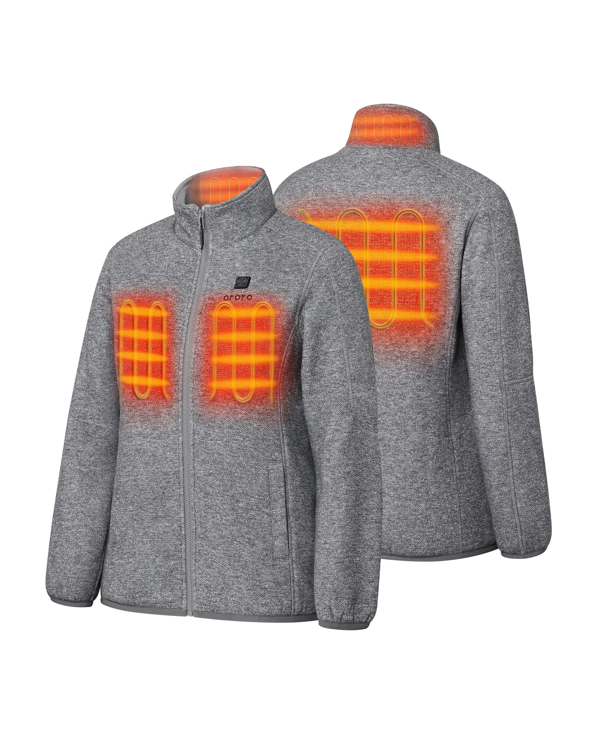 4 Heating Zones (Left & Right Chests, Mid-Back, and Collar)