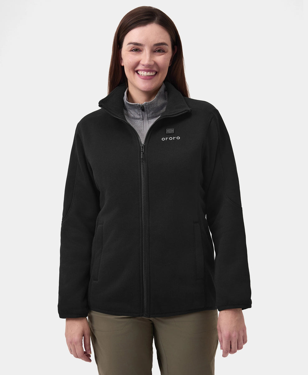 Women's Heated Full-Zip Fleece Jacket (4 Heating Zones)