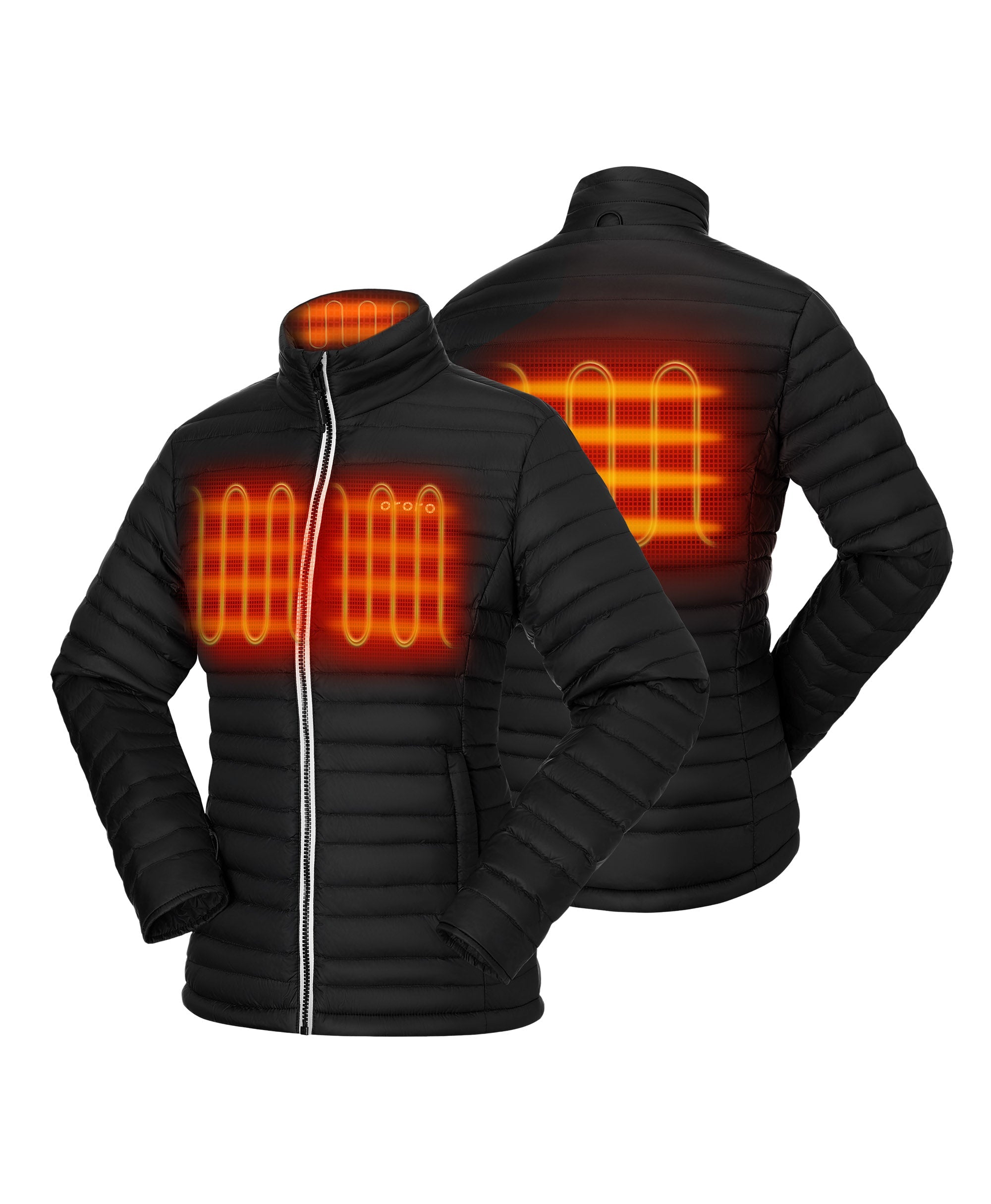 4 Heating Zones (L&R Chest, Collar, Mid-Back) 4 Heating Zones (L&R Chest, Collar, Mid-Back)