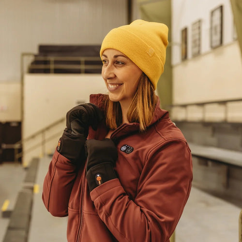 Maverick SureWarm® Women's 6-Zone Dual-Control Heated Softshell Jacket Maverick SureWarm® Women's 6-Zone Dual-Control Heated Softshell Jacket