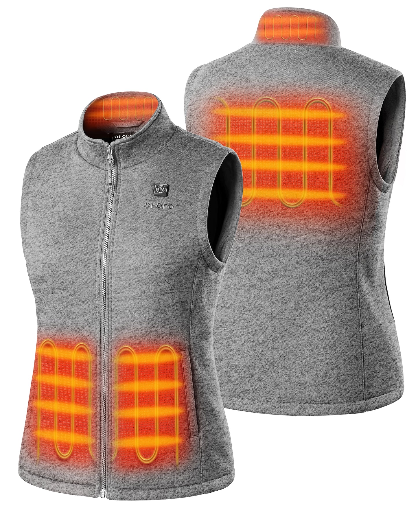 4 Heating Zones (Left & Right Pockets, Mid-Back, Neck)