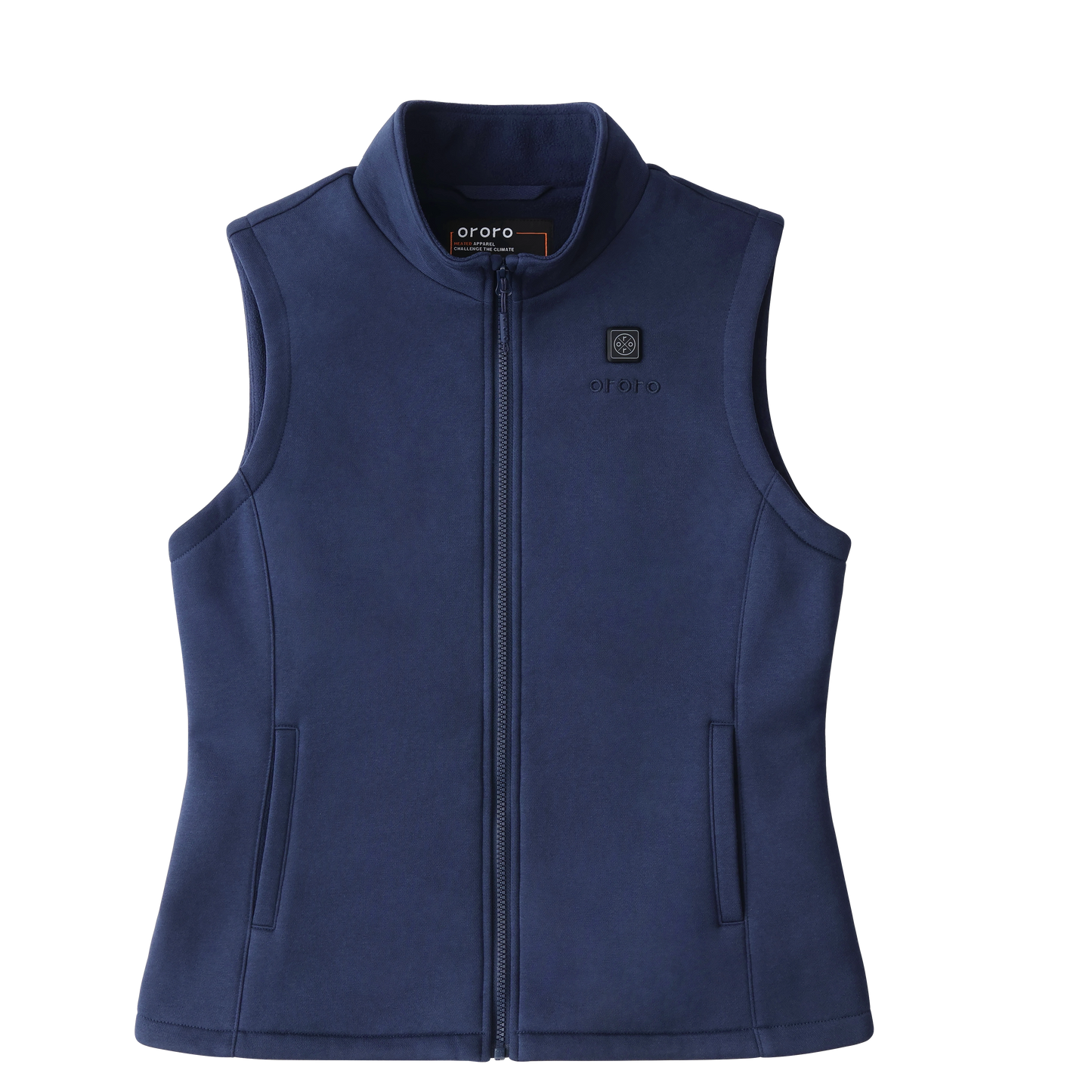 4 Heating Zones Women's Heated Fleece Vest - Blue