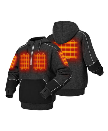 5 Heating Zones (L&R Chest, L&R Arm, Mid-Back) 5 Heating Zones (L&R Chest, L&R Arm, Mid-Back)
