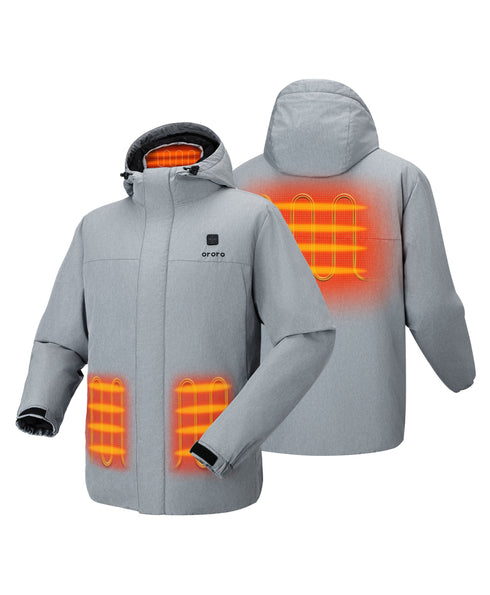 4 Heating Zones (L&R Pocket, Collar, Mid-Back) ,view 1