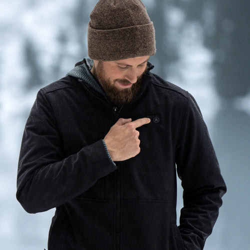 Maverick SureWarm® Men's 6-Zone Dual-Control Heated Softshell Jacket Maverick SureWarm® Men's 6-Zone Dual-Control Heated Softshell Jacket