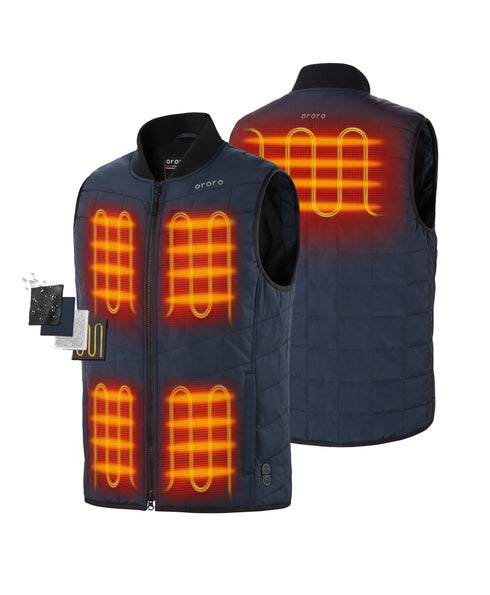 5 Heating Zones(L&R Chest, L&R Pocket, Mid-Back) ,view 1