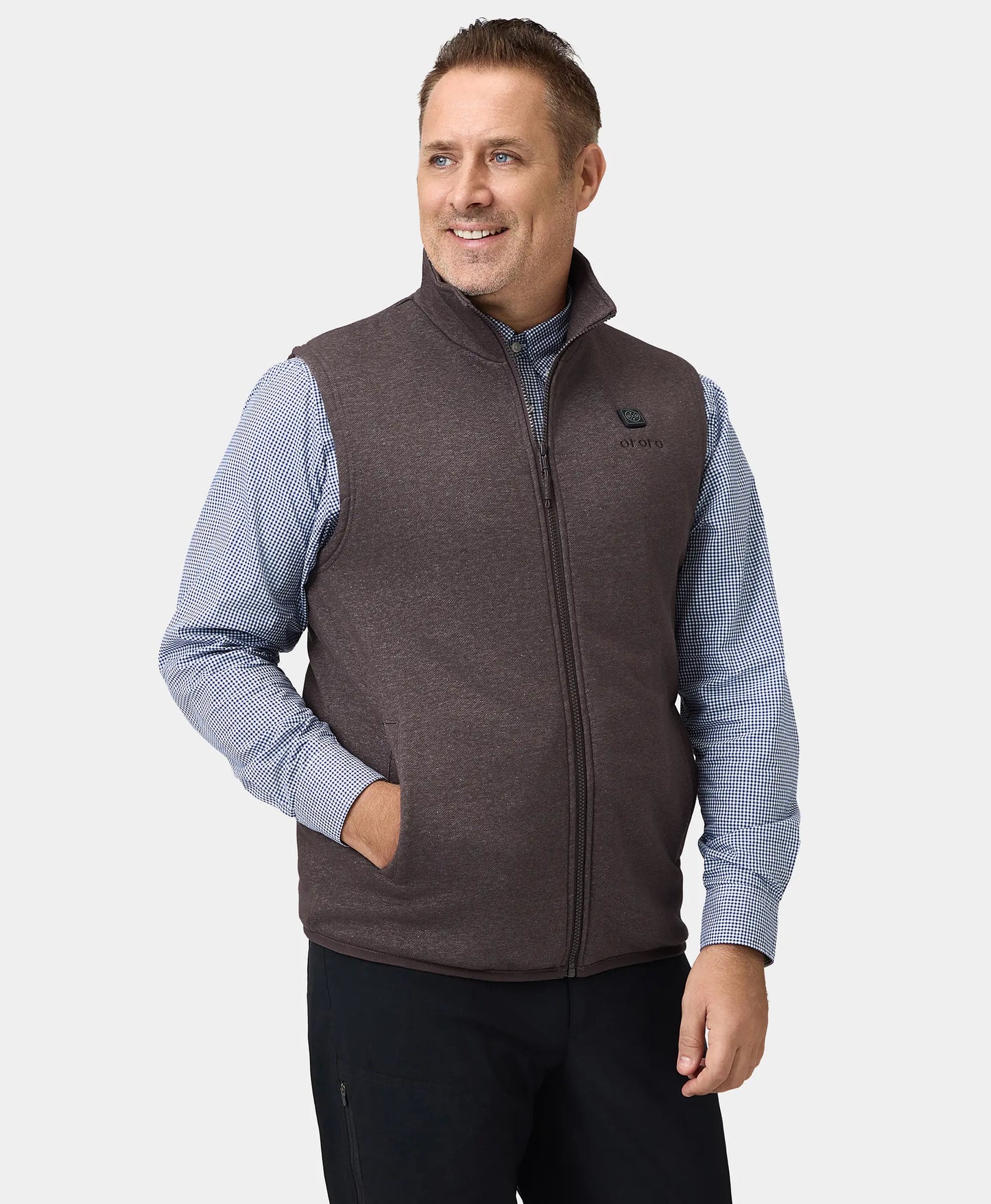 Men's Heated Fleece Vest - New Colours