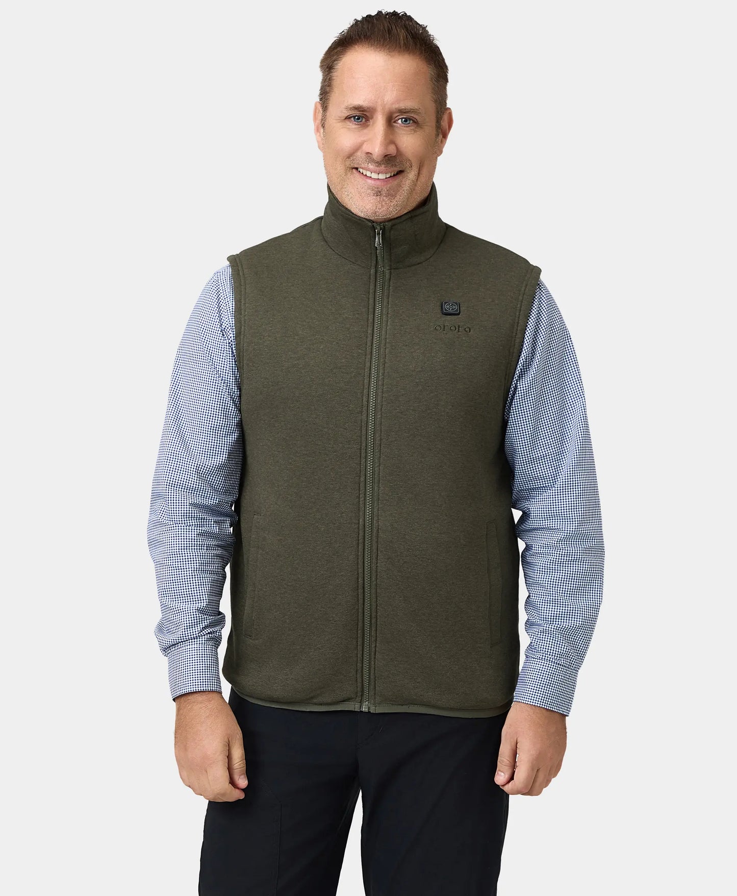 Men's Heated Fleece Vest - New Colours
