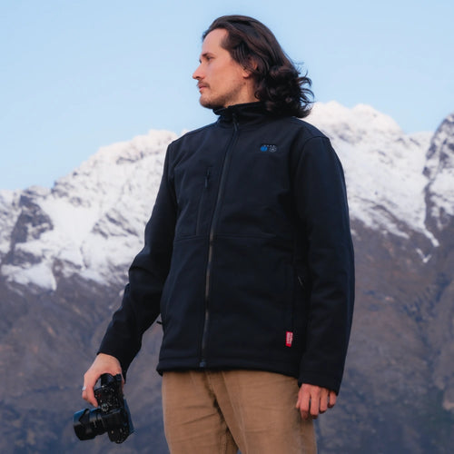 Maverick SureWarm® Men's 6-Zone Dual-Control Heated Softshell Jacket Maverick SureWarm® Men's 6-Zone Dual-Control Heated Softshell Jacket