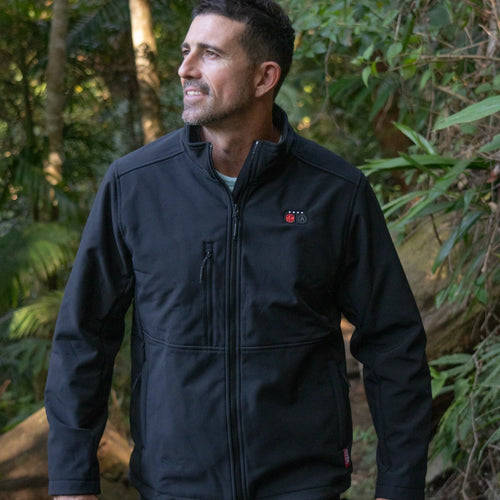 Maverick SureWarm® Men's 6-Zone Dual-Control Heated Softshell Jacket Maverick SureWarm® Men's 6-Zone Dual-Control Heated Softshell Jacket