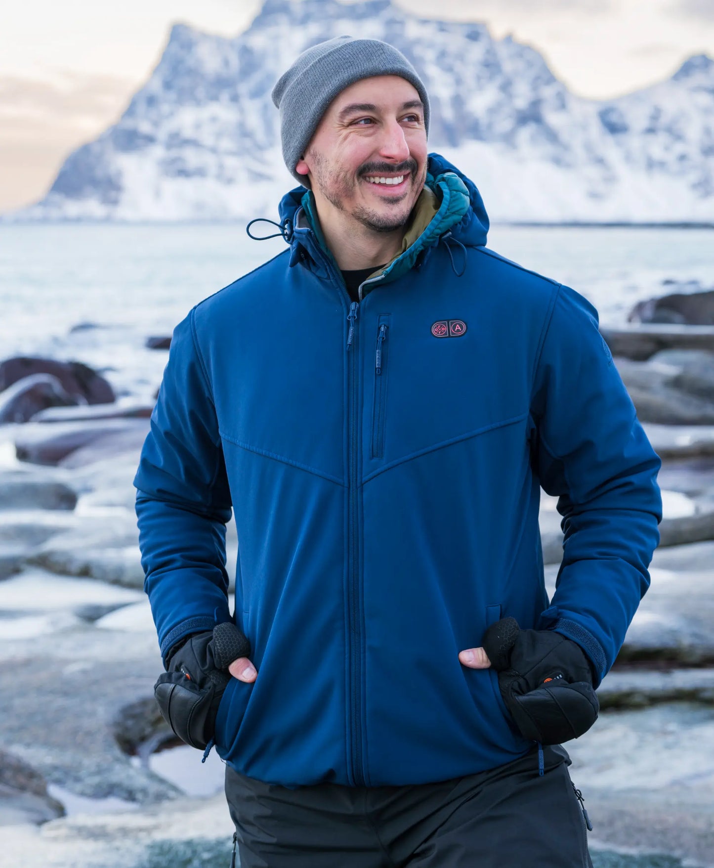 (Open-box) Men's Dual Control Heated Jacket with 5 Heating Zones (Pocket Heating)