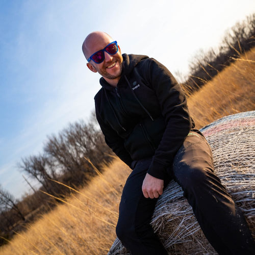 Unisex Heated Fleece Hoodie - Black
 Unisex Heated Fleece Hoodie - Black