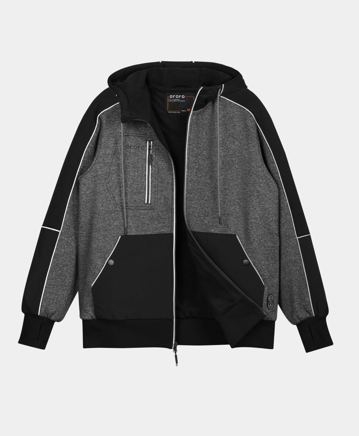 Wayne Unisex 5-Zone Heated Full-Zip Hoodie
