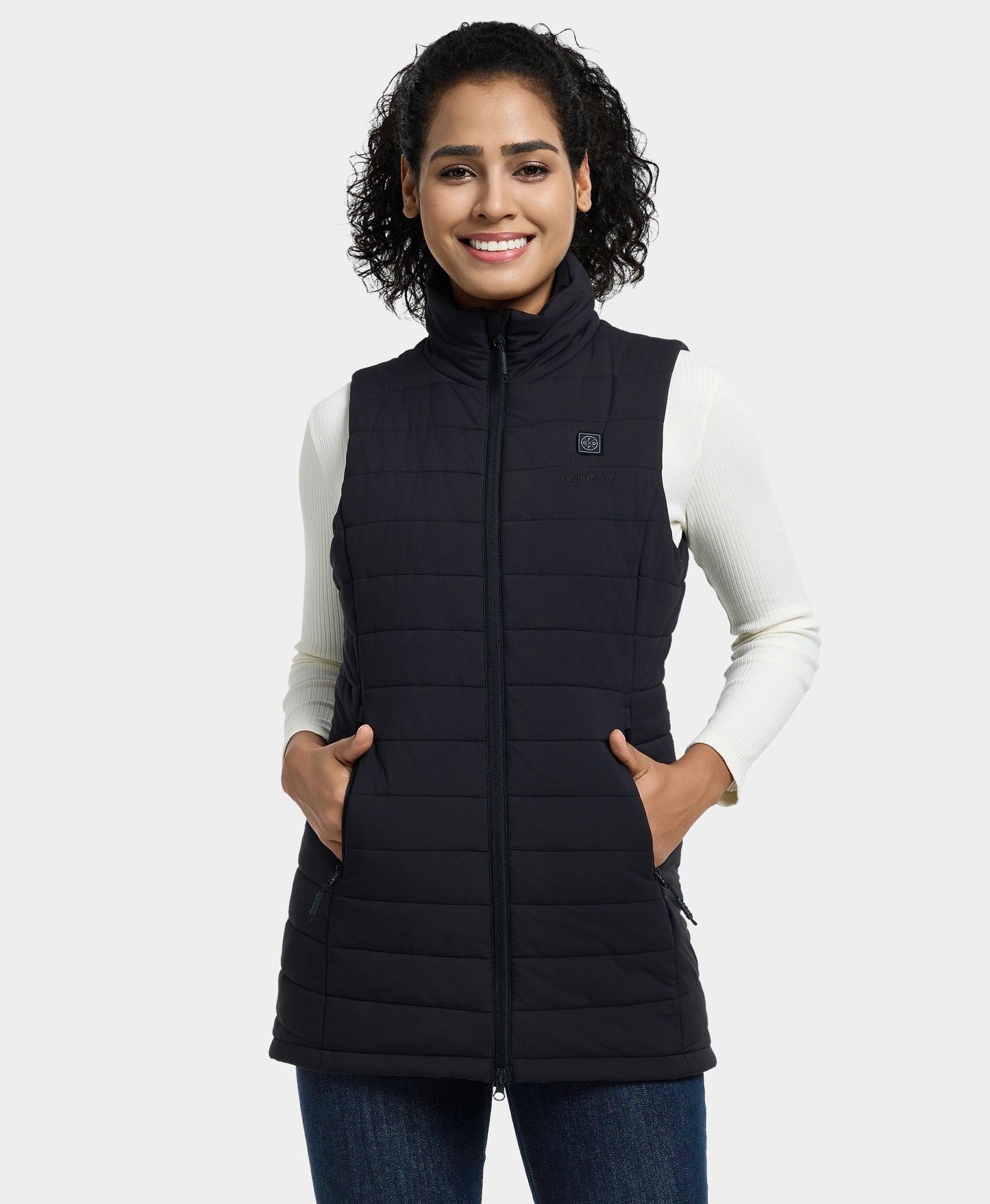 (Open-box) Tribeca Women's Heated Long Puffer Vest