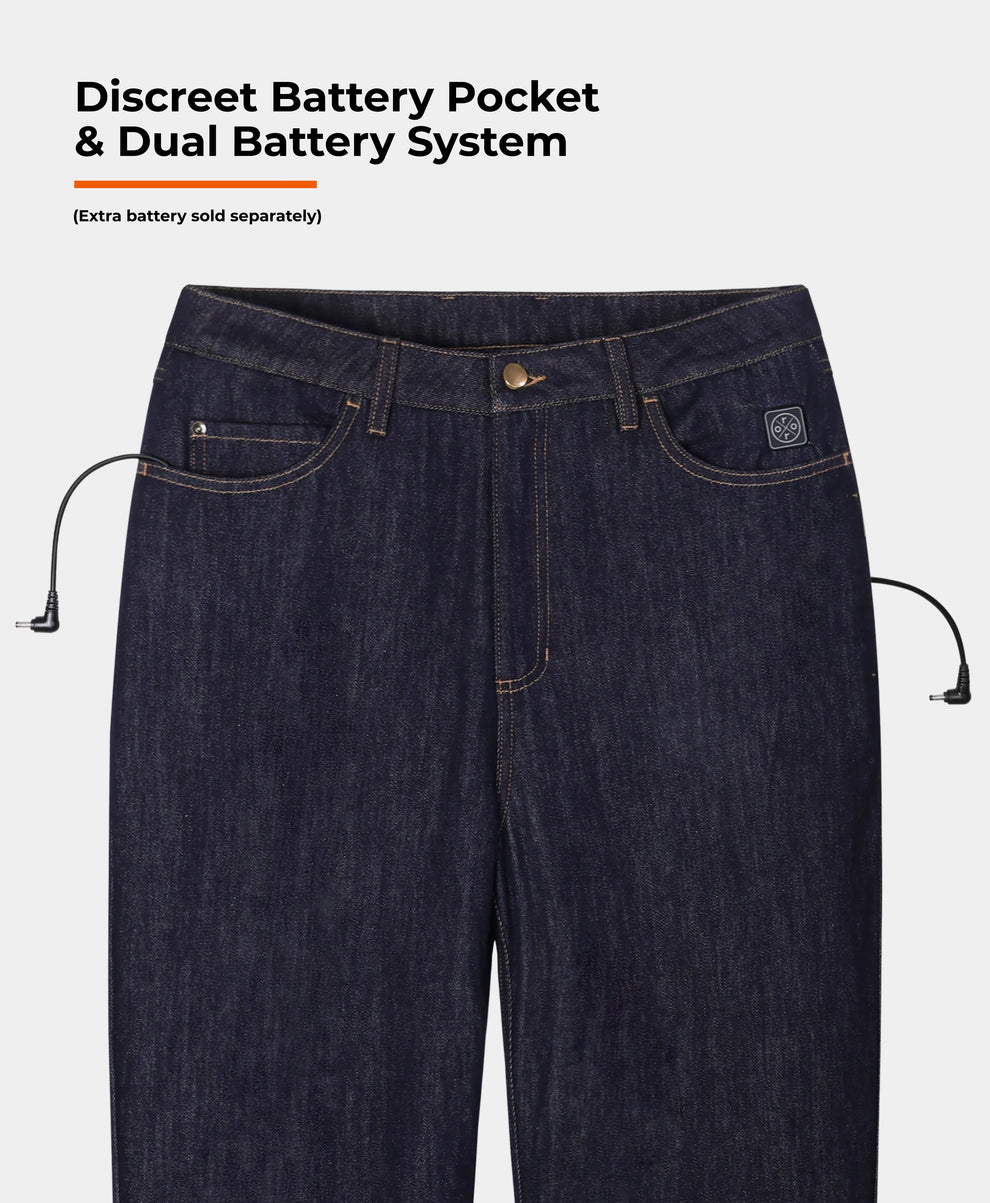 Heatenim Men's Heated Denim Pants