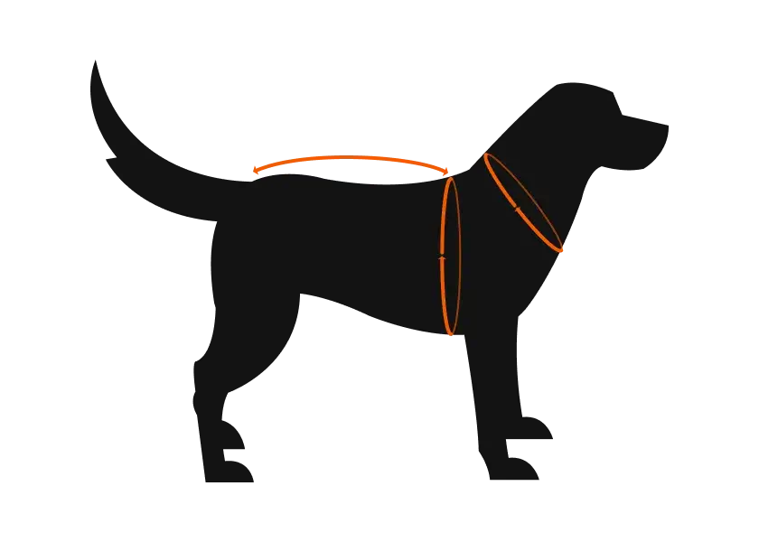 Dog Vests Size Chart | How to Measure: Chest Girth Dog Vests Size Chart | How to Measure: Chest Girth