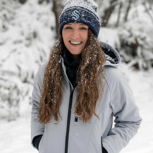 Women's Heated Jacket (4 Heating Zones) - Sharkskin Grey / Black