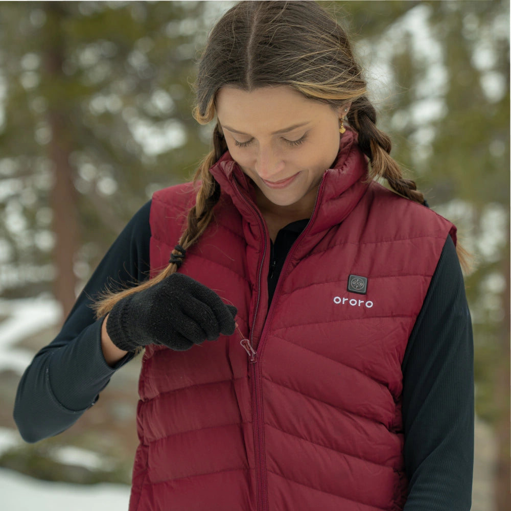 Women's Heated Lightweight Down Vest Women's Heated Lightweight Down Vest