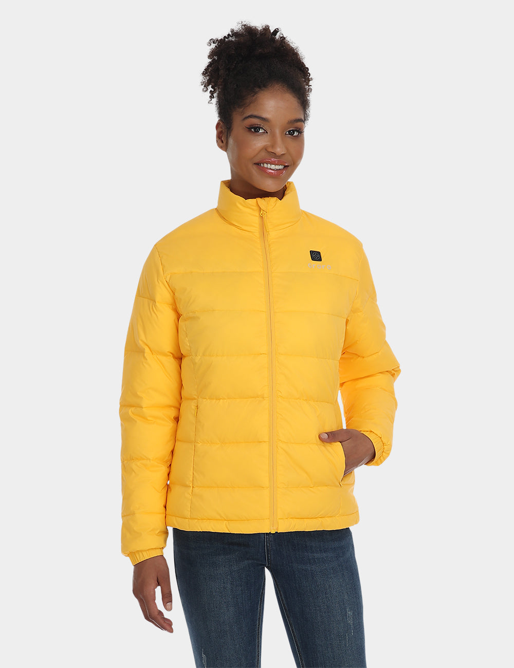 Women's Heated Thermolite® Puffer Parka Jacket - Yellow