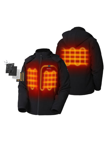3 Heatings Zones(Mid-back, Left & Right Chest) 3 Heatings Zones(Mid-back, Left & Right Chest)