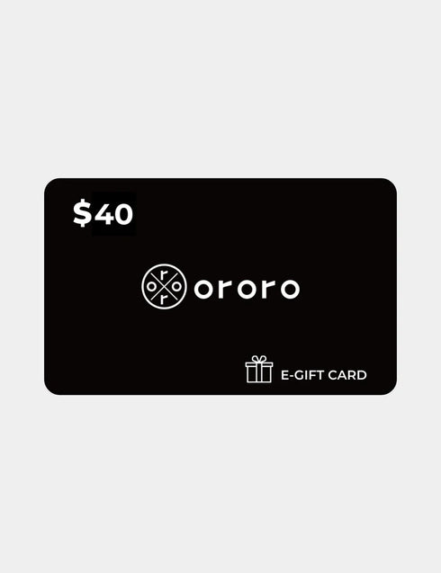 $40 ORORO E-Gift Card (Gift)