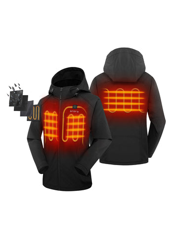 3 Heating Zones ( Left & Right Chest ,Mid-back) 3 Heating Zones ( Left & Right Chest ,Mid-back)