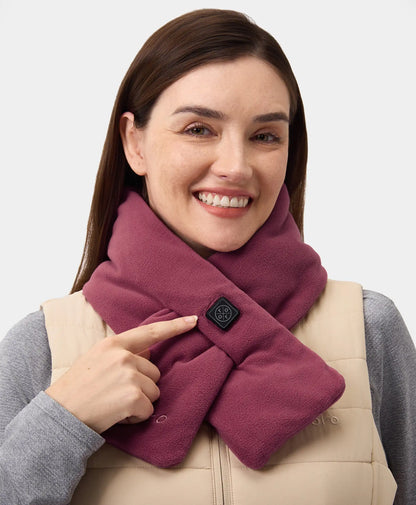 Unisex Heated Scarf 2.0 - Navy / Brown / Maroon