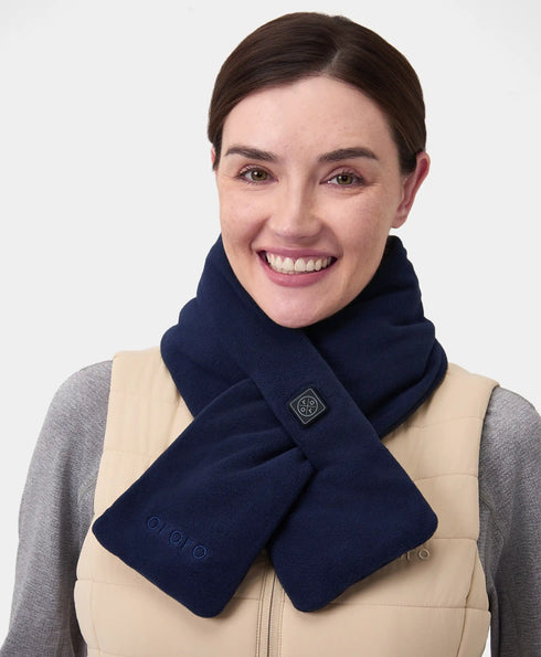 Unisex Heated Scarf 2.0 - Navy / Brown / Maroon ,view 1