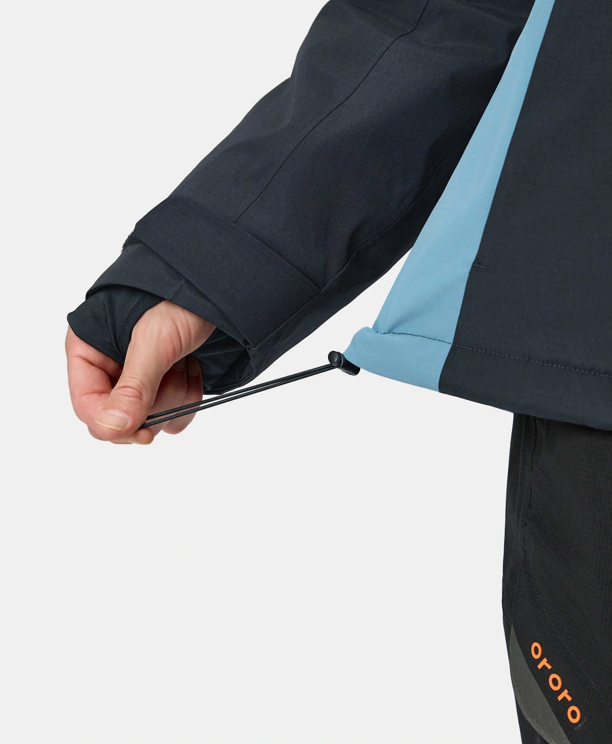 Hem cinch drawcord
