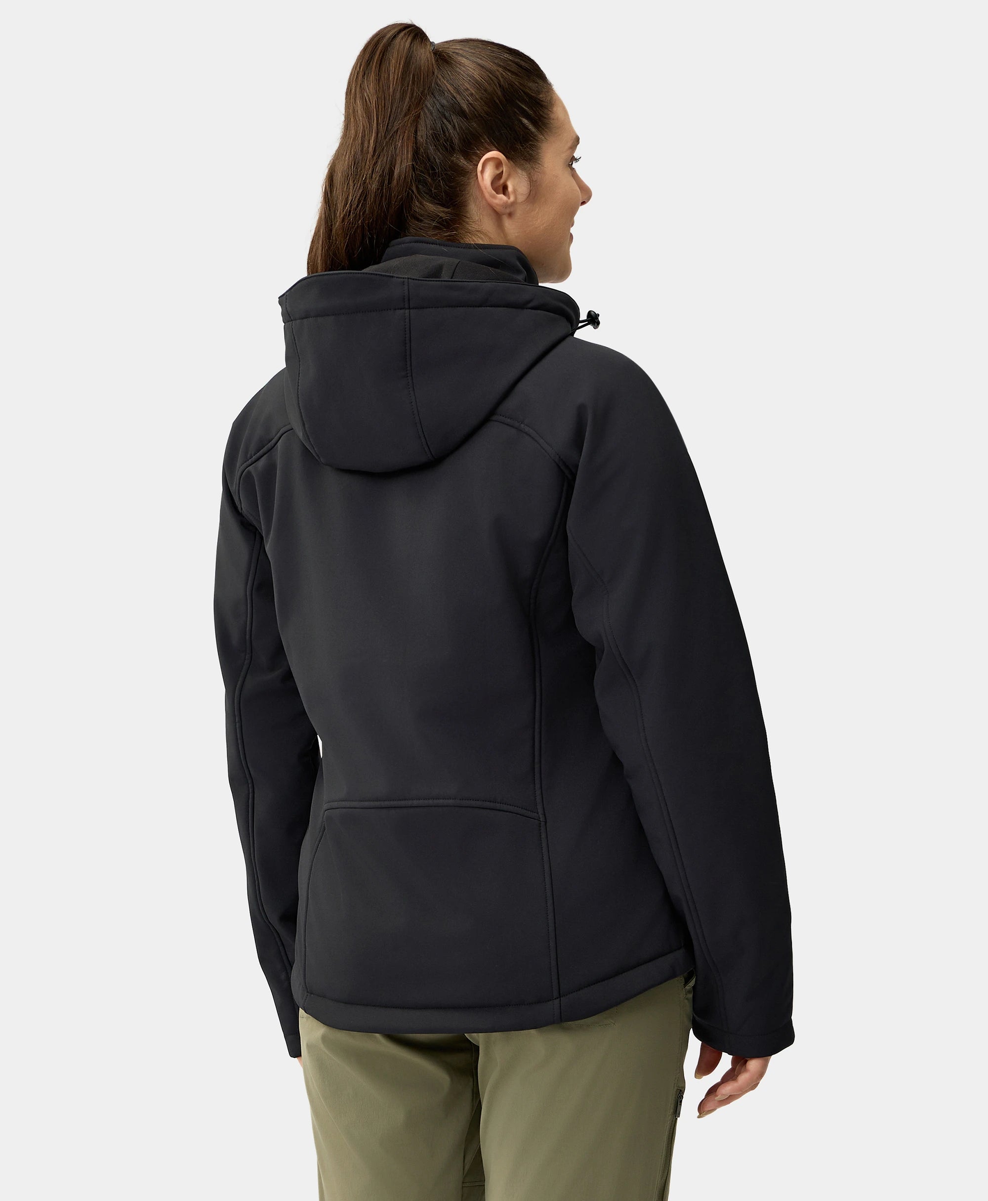 (Open-box) Paragon Women's Heated Jacket (Pocket Heating) - Black, Thumbnail 4