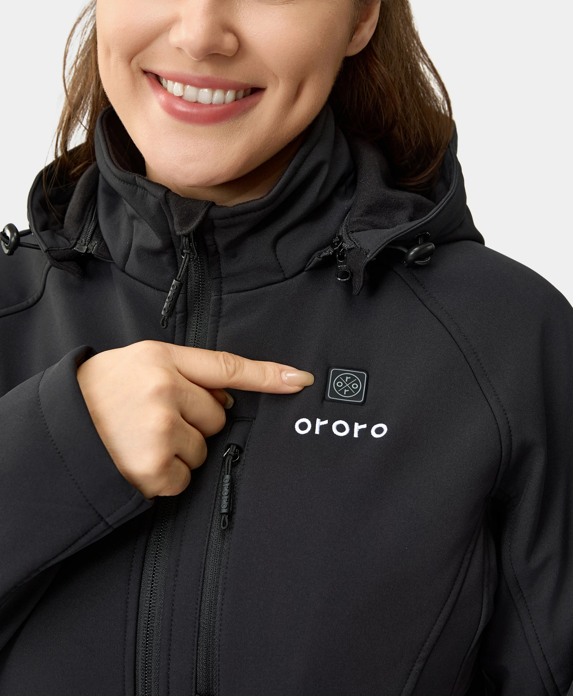 (Open-box) Paragon Women's Heated Jacket (Pocket Heating) - Black, Thumbnail 5