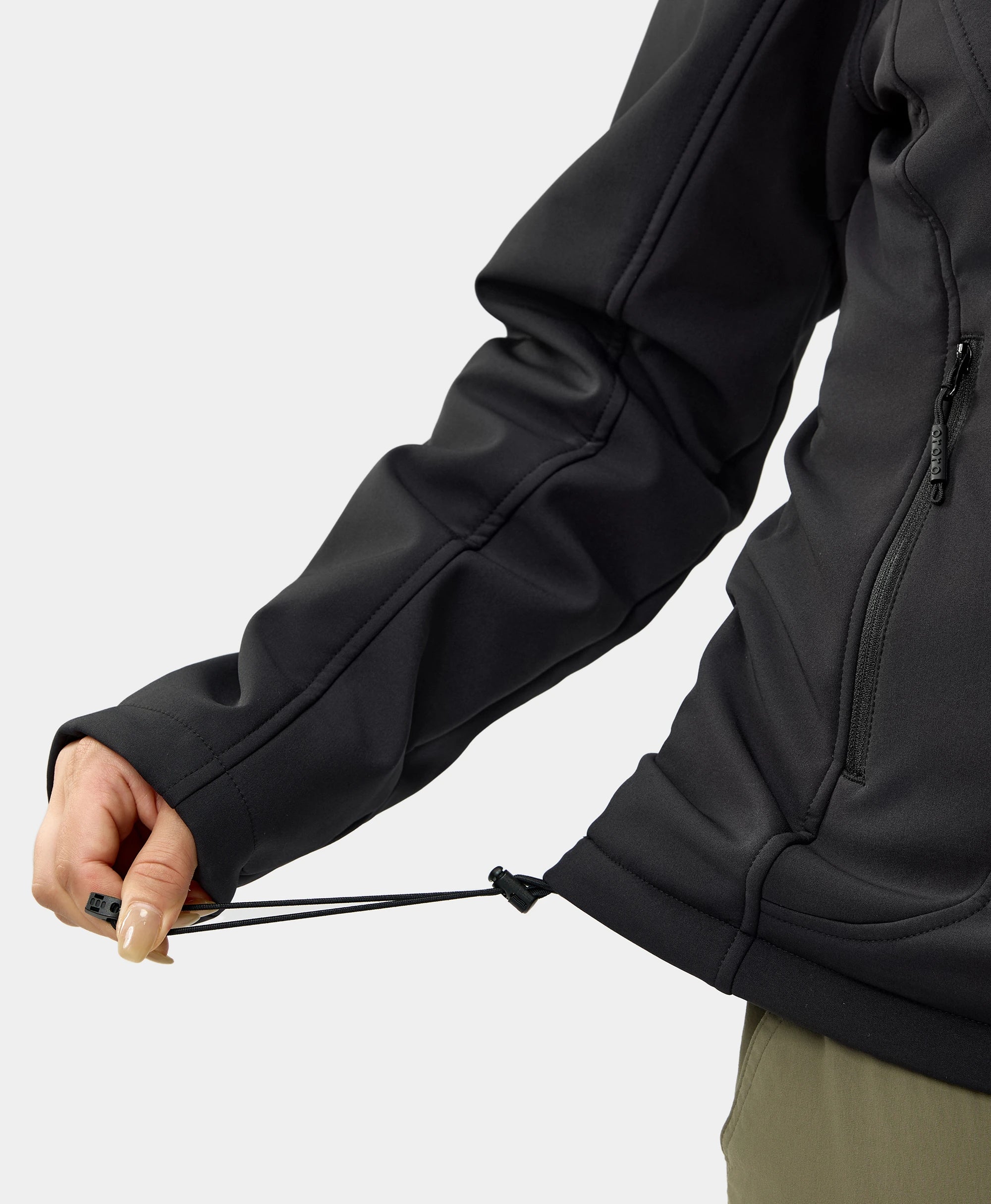 (Open-box) Paragon Women's Heated Jacket (Pocket Heating) - Black, Thumbnail 7