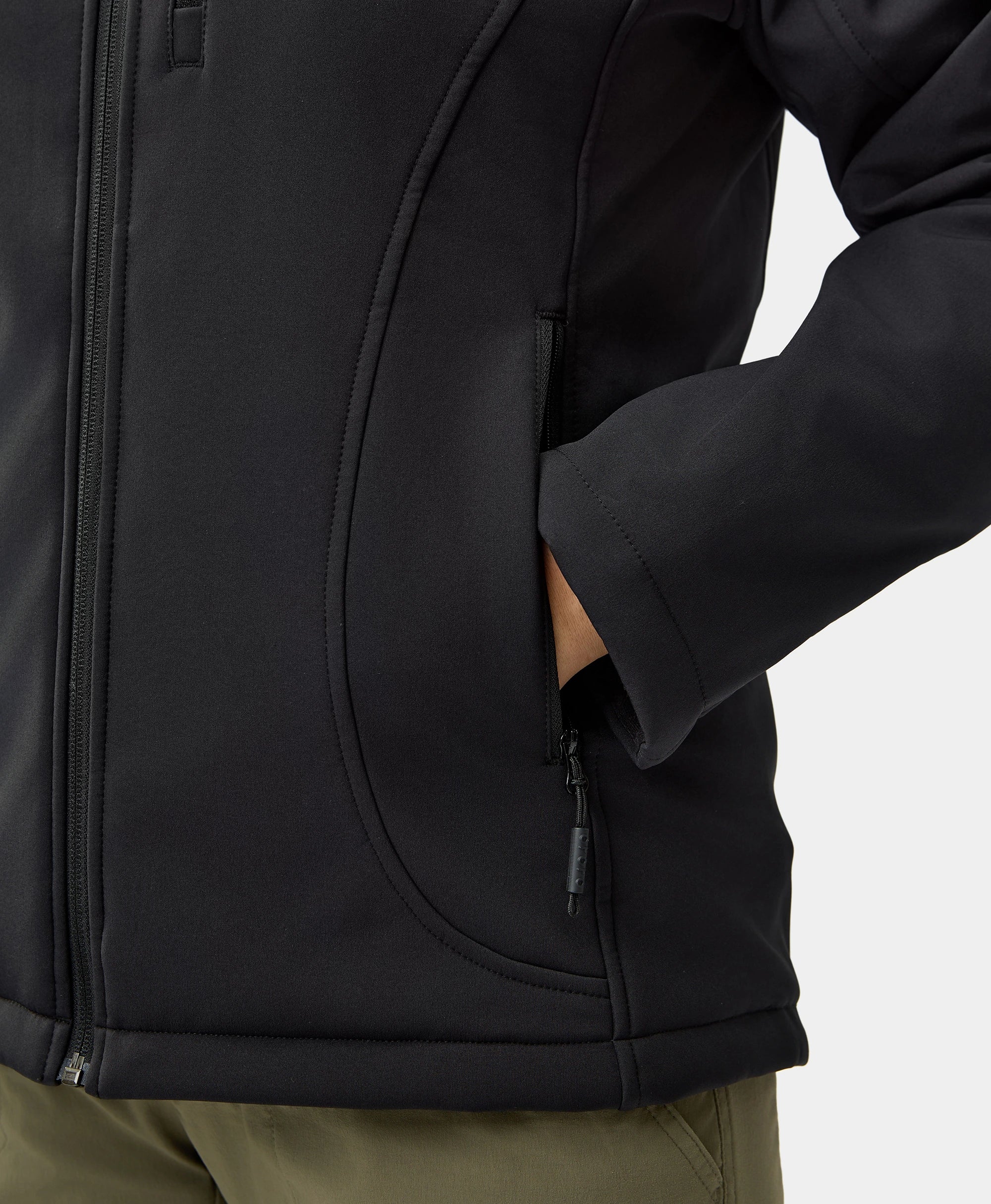 (Open-box) Paragon Women's Heated Jacket (Pocket Heating) - Black, Thumbnail 6