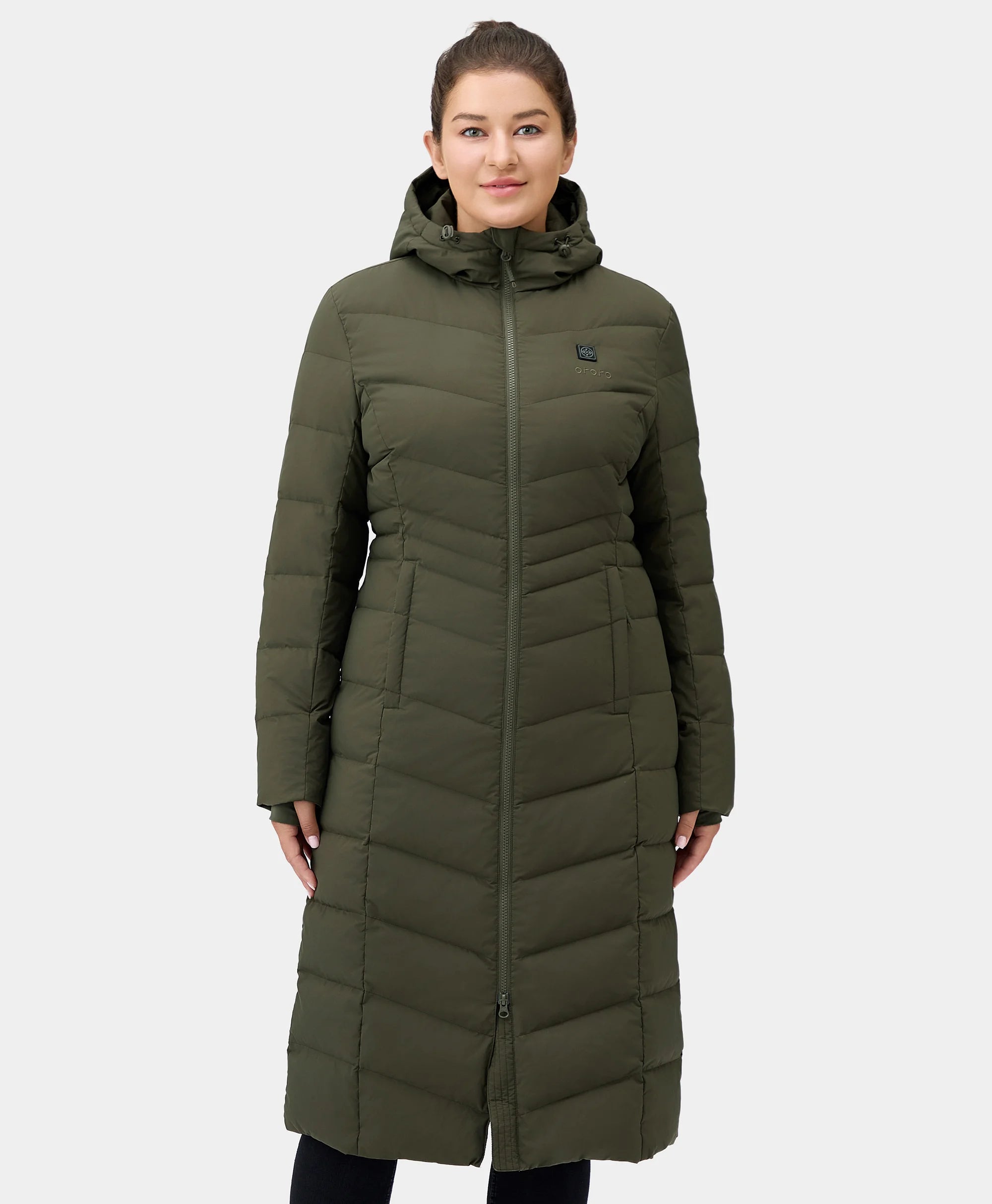 (Open-box) SOHO Women's Heated Down Parka Jacket, Thumbnail 22