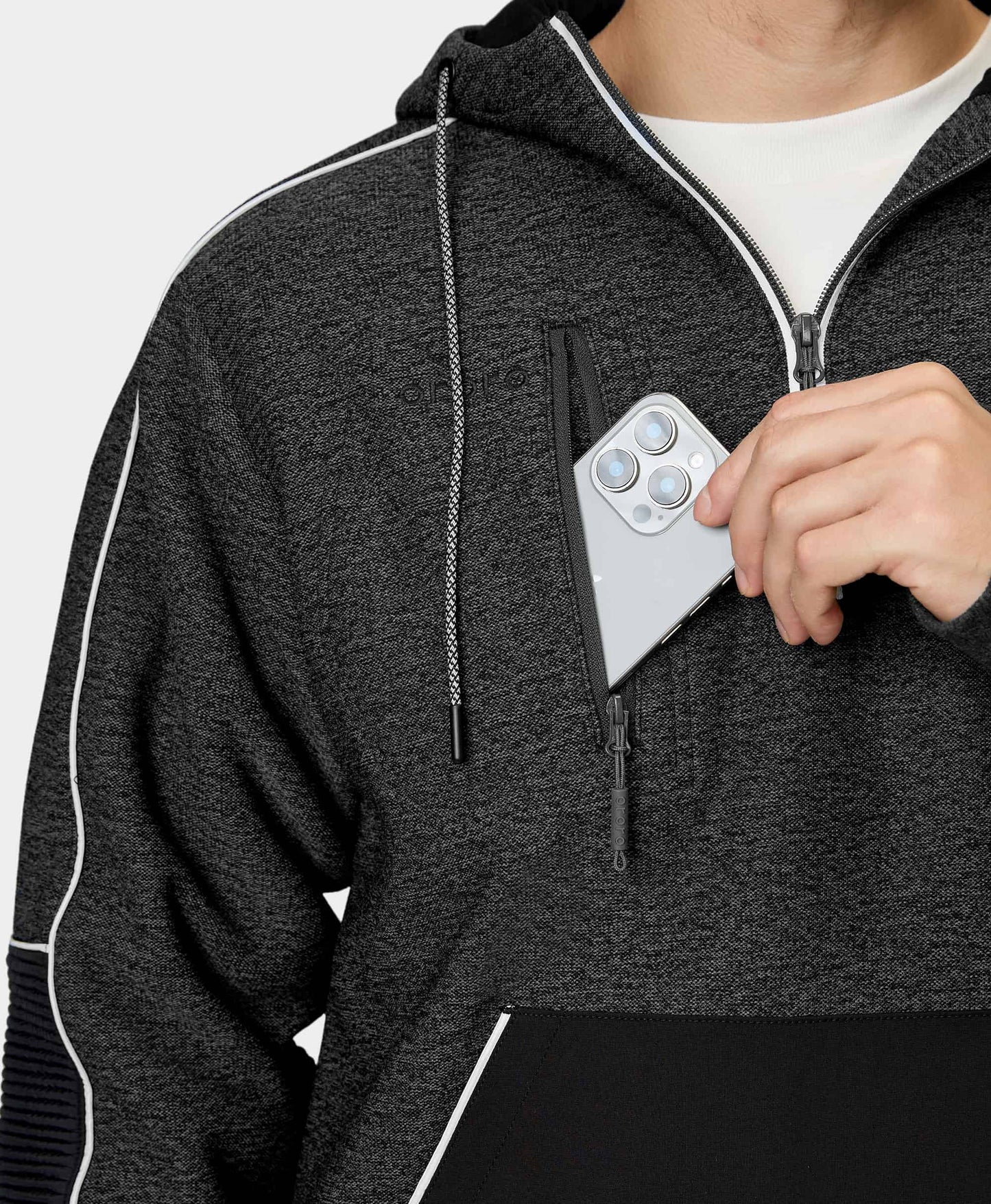 zippered chest pocket