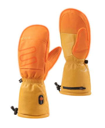 Duluth Unisex Heated Leather Chopper Mittens