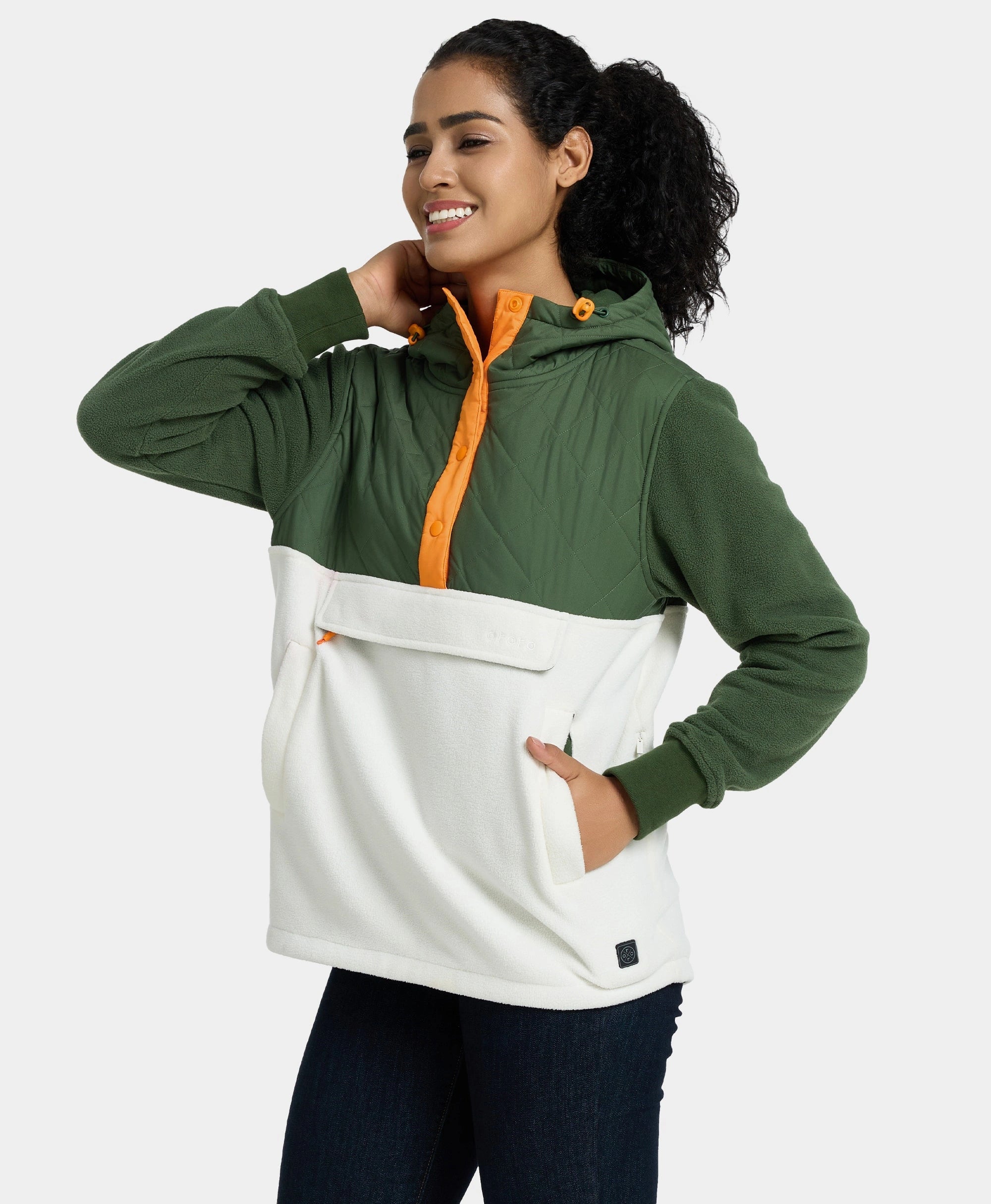 Daybreak Women's Colorblock Heated Anorak, Thumbnail 3