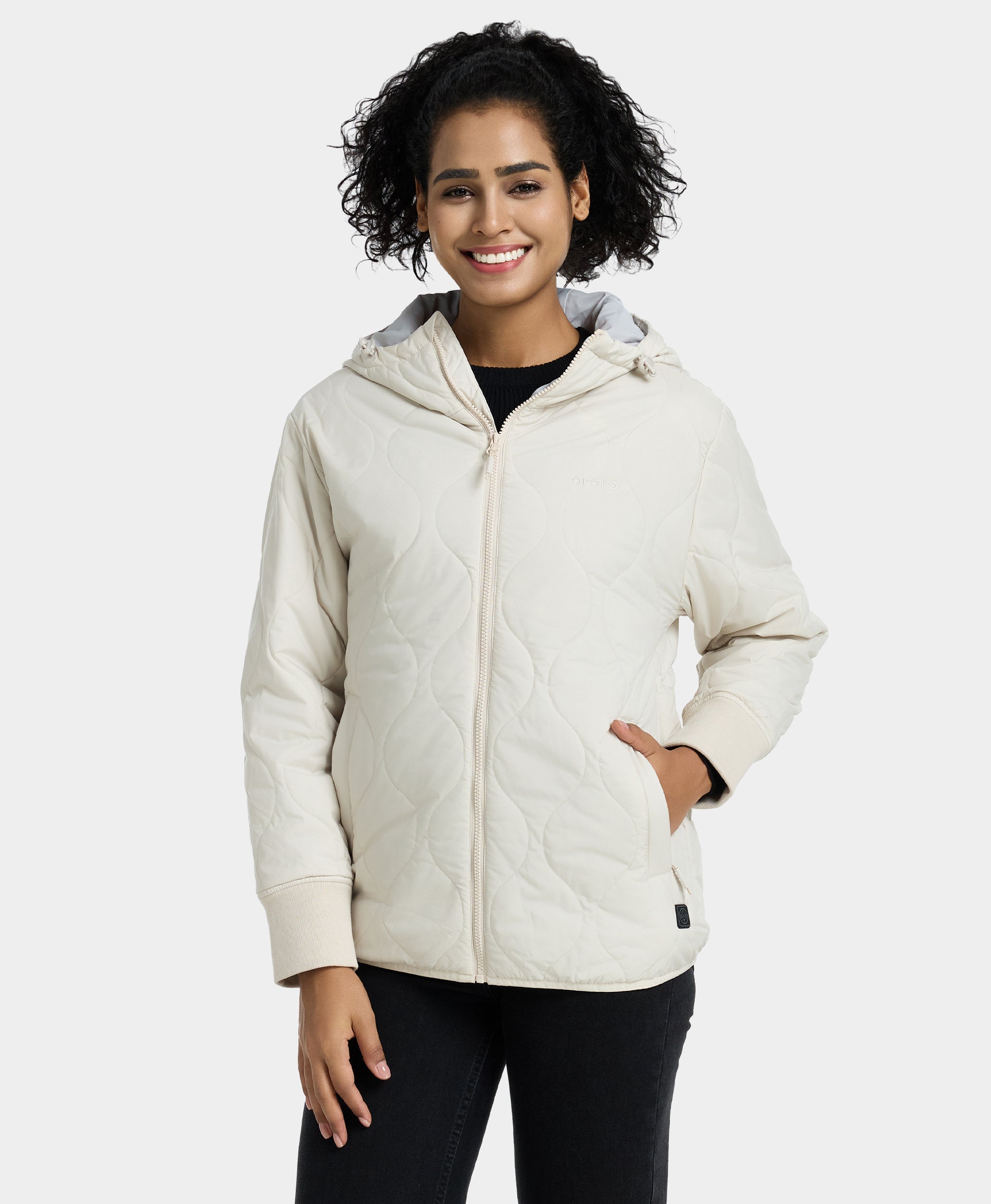 Stargazer Women's Heated Quilted Hoodie Jacket, Thumbnail 17