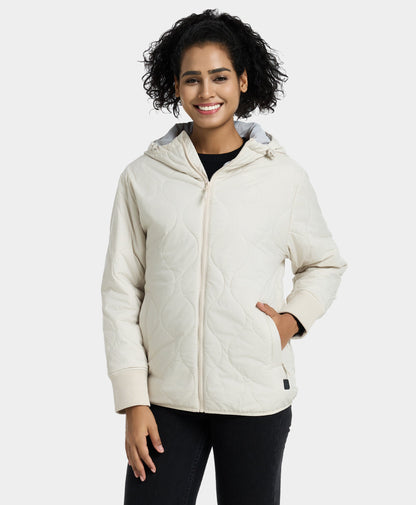 Stargazer Women's Heated Quilted Hoodie Jacket