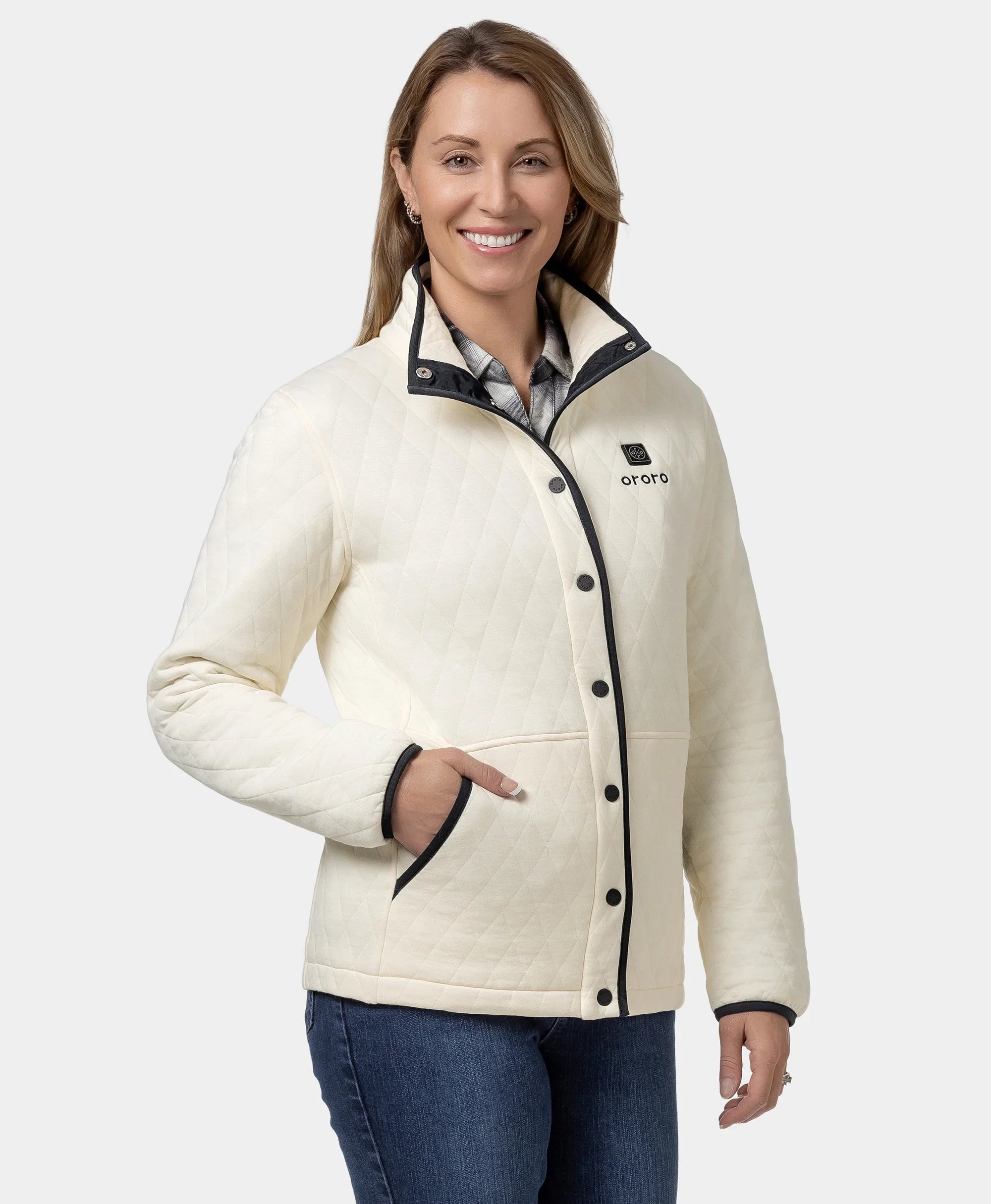 Chalet Women's Quilted Heated Jacket, Thumbnail 4