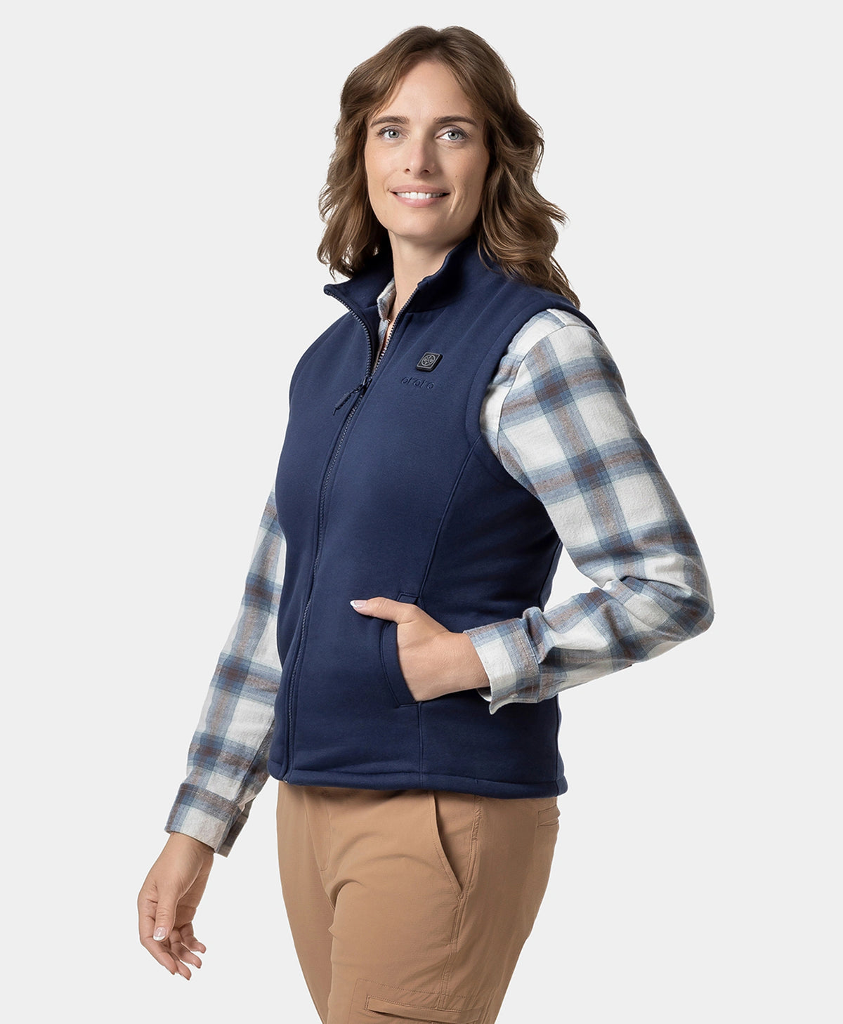 Women's Heated Fleece Vest, Thumbnail 28