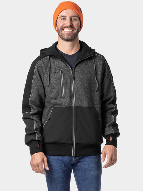 Wayne Men's 5-Zone Heated Full-Zip Hoodie ,view 1