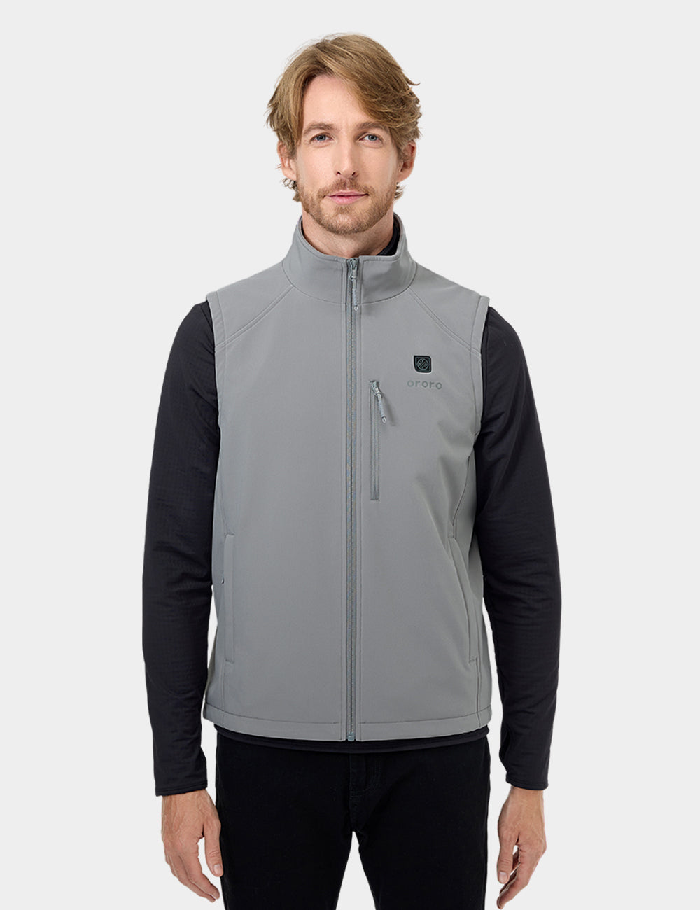 Men's Heated Softshell Vest - Lower Back Heating